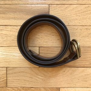 J Crew Men’s Adjustable Leather D Ring Belt